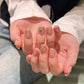HY245 Short Wearable Nail Enhancement Patch with Checkerboard Design - Teleplus nail enhancement patch wearing wind