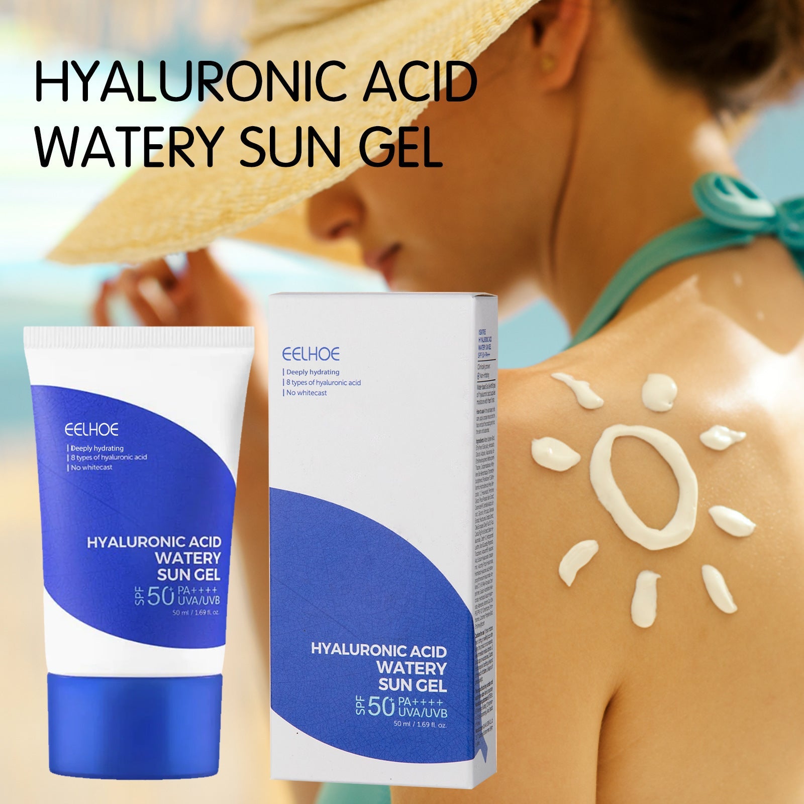 Hyaluronic Acid Body Care Kit with Olive Oil and Sunscreen 50ml - Teleplus teleplus hyaluronic acid sunscreen olive oil