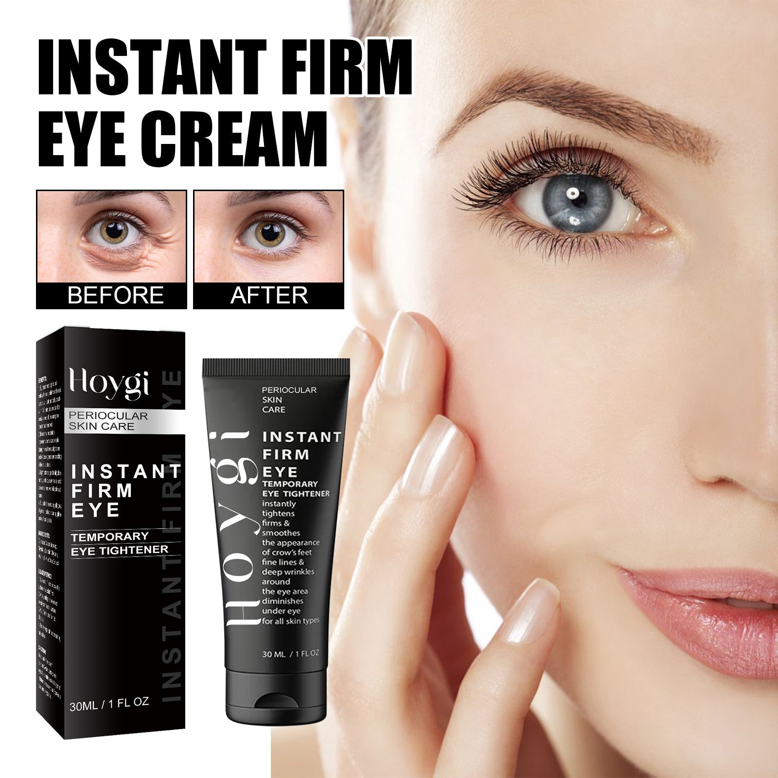 Hyaluronic Acid Collagen Eye Cream Anti Aging Dark Circle Treatment 30ml - Teleplus