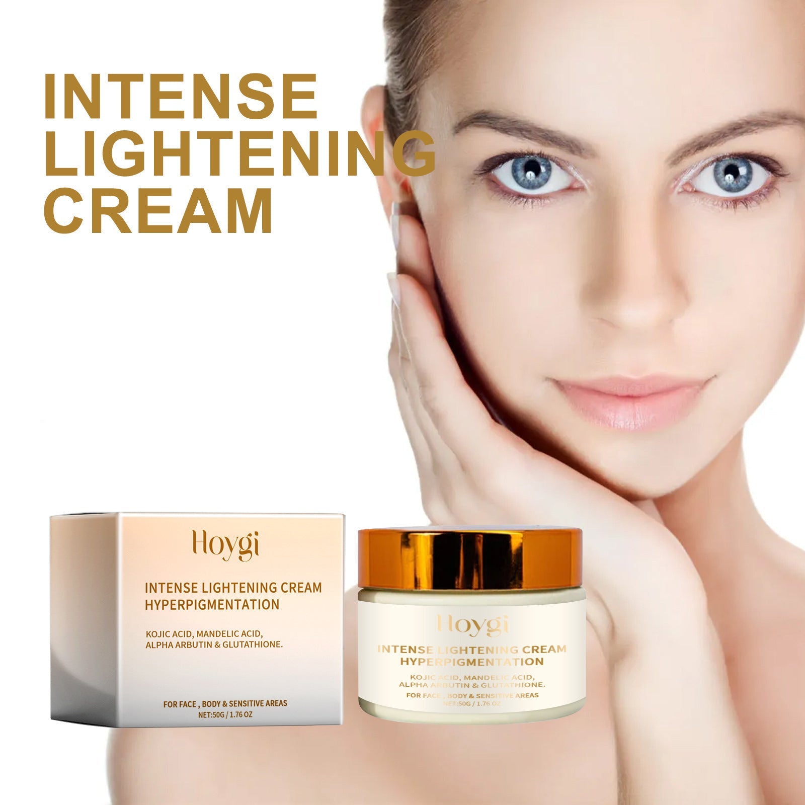 Hyaluronic Acid Facial Skin Cream with Arbutin and Kojic for Moisturizing - Teleplus facial skin cream moisturizing
