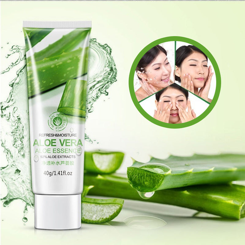 Hydrating Aloe Vera Gel Oil Control Moisturizing to Blackhead Shrinking Pore After Sun Soothing Skin Care - Aloe Vera