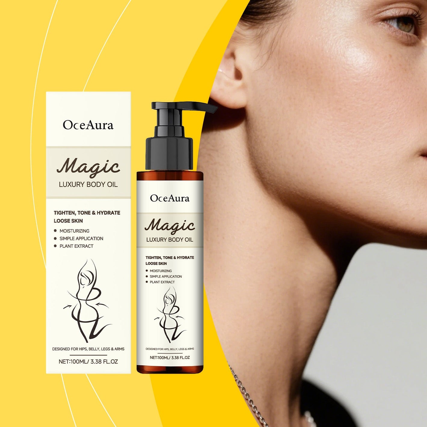 Hydrating Body Treatment Oil 100ML for All Skin Types Moisturizing Care - Teleplus body treatment oil