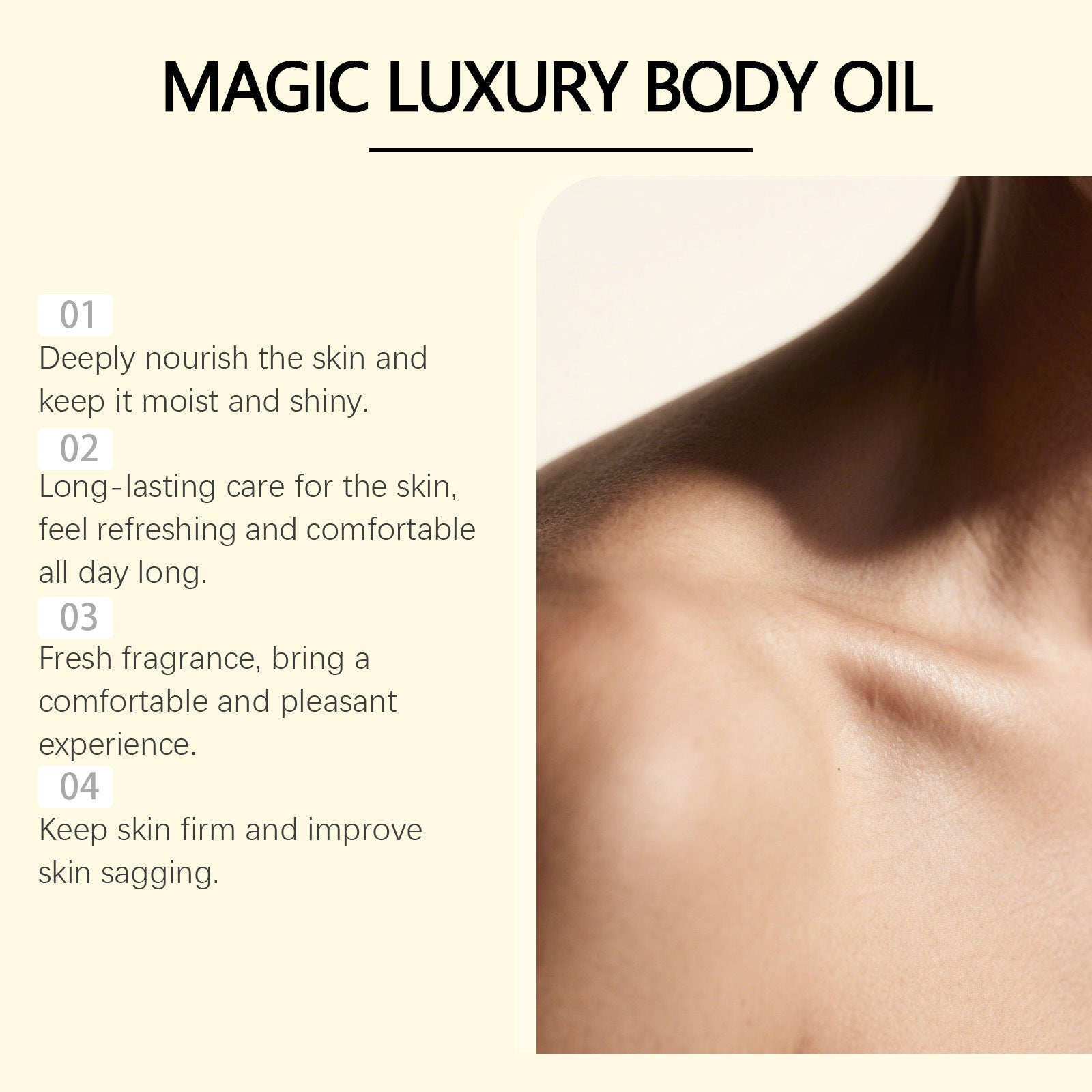 Hydrating Body Treatment Oil 100ML for All Skin Types Moisturizing Care