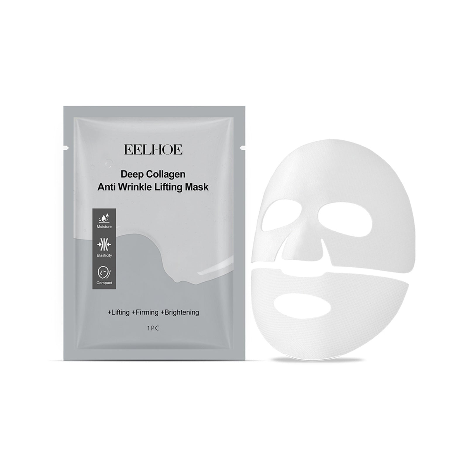 Hydrating Collagen Mask with Glycerol Hyaluronic Acid and Vitamin E - collagen mask hydrating skin rejuvenating firming