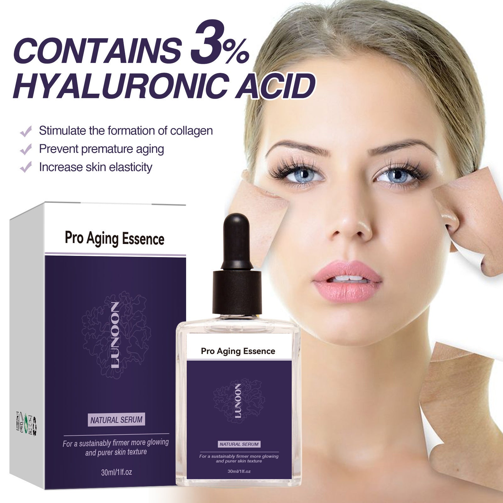 Hydrating Face Essence for Women 30ml Moisturizing Skincare Serum