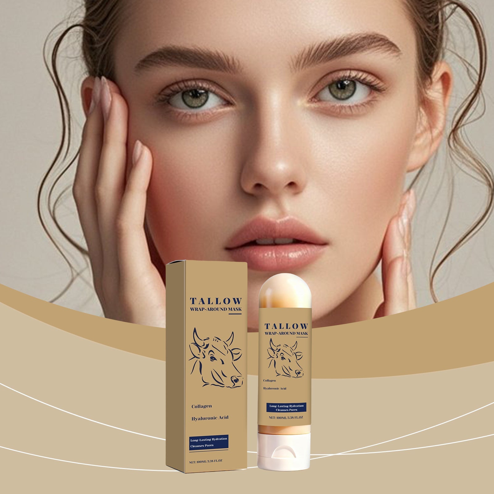 Hydrating Facial Mask 100ml Deep Cleansing Peel Off Skin Care for Export