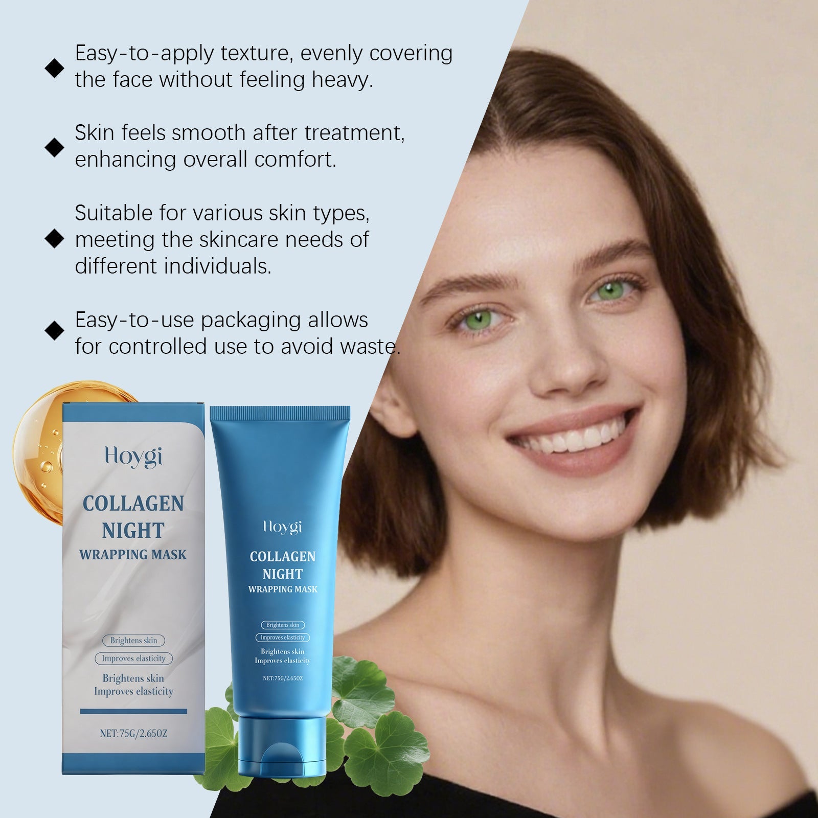 Hydrating Facial Mask Sheet for Glowing Skin Beauty Skincare Tool