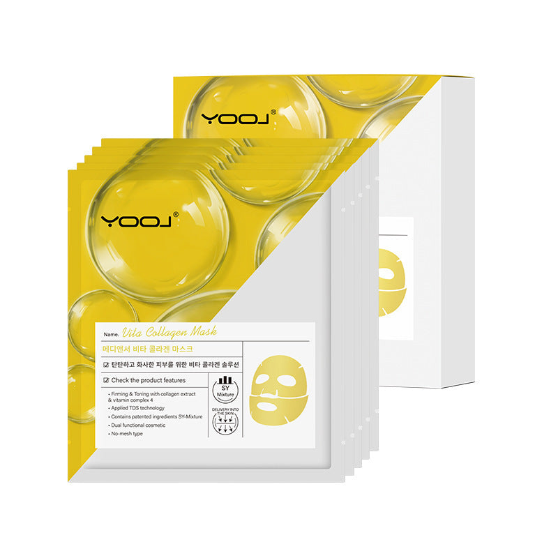 Hydrating Firming Collagen Mask Set with Moisturizing Vita for All Skin Types - collagen mask hydrating firming