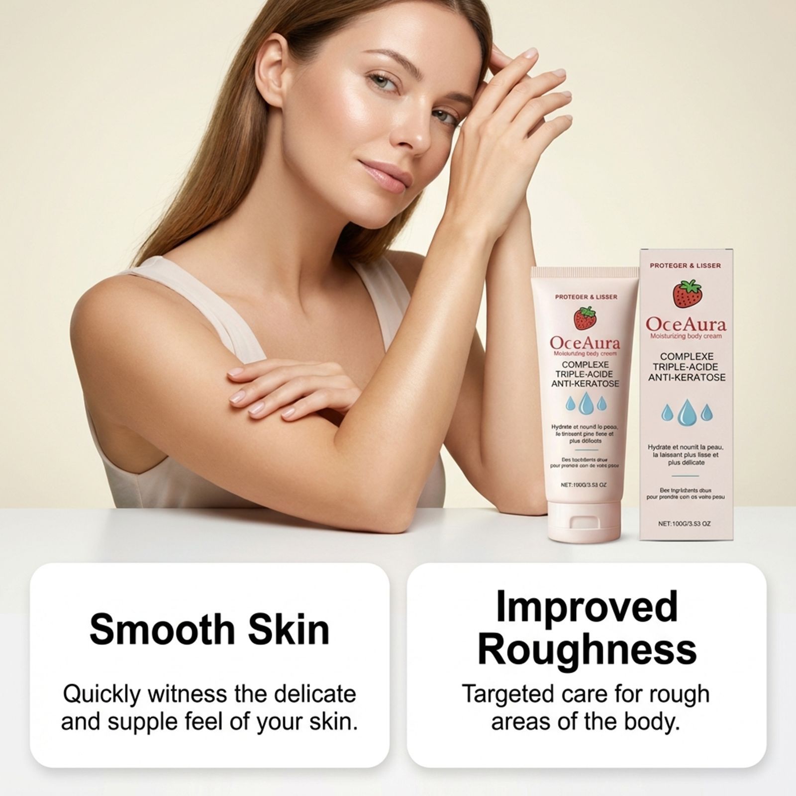 Hydrating Glycolic Acid Moisturizer for Women All Skin Types 100g