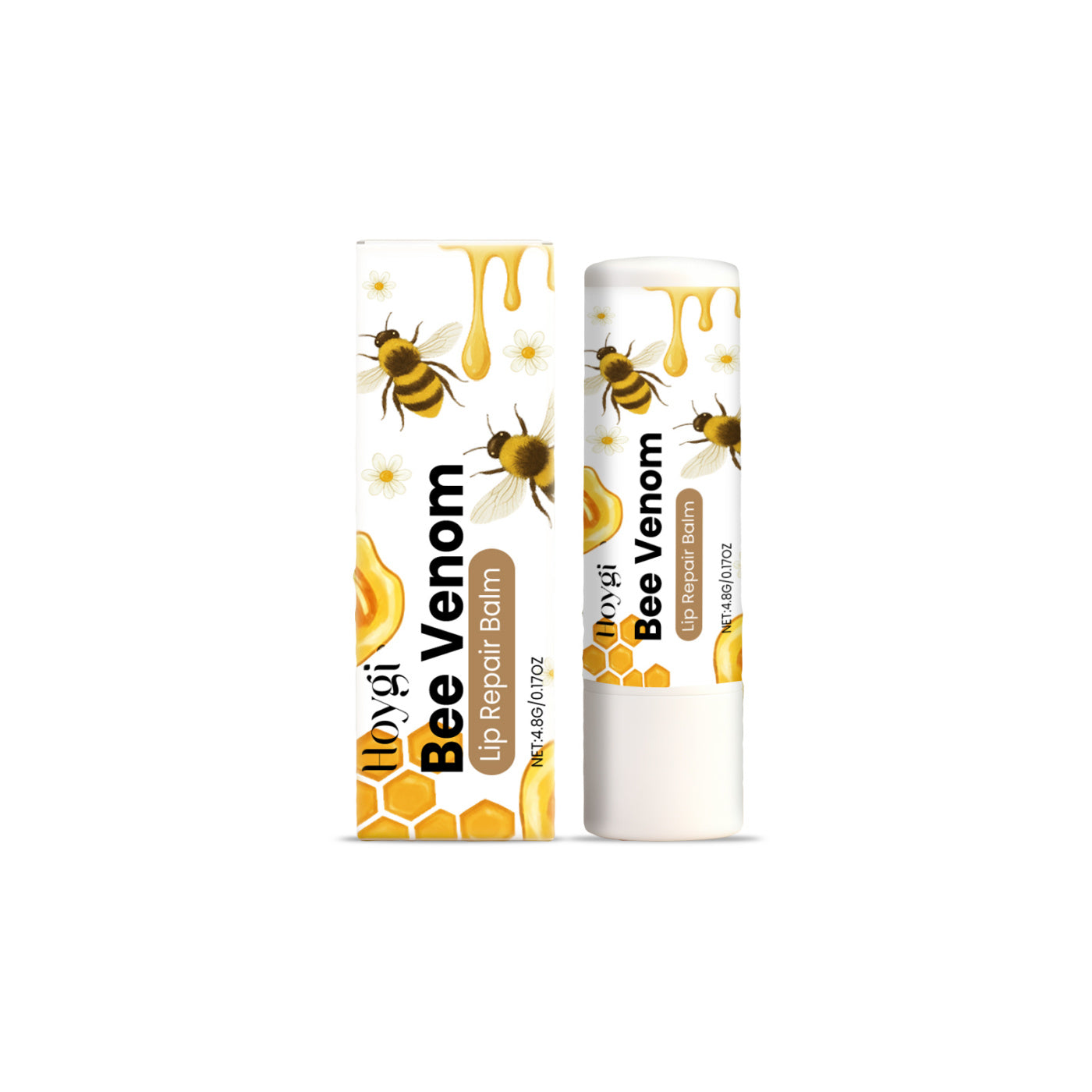 Hydrating Lip Balm with Beeswax Hyaluronic Acid Vitamin E and Bee Venom - Teleplus lip balm