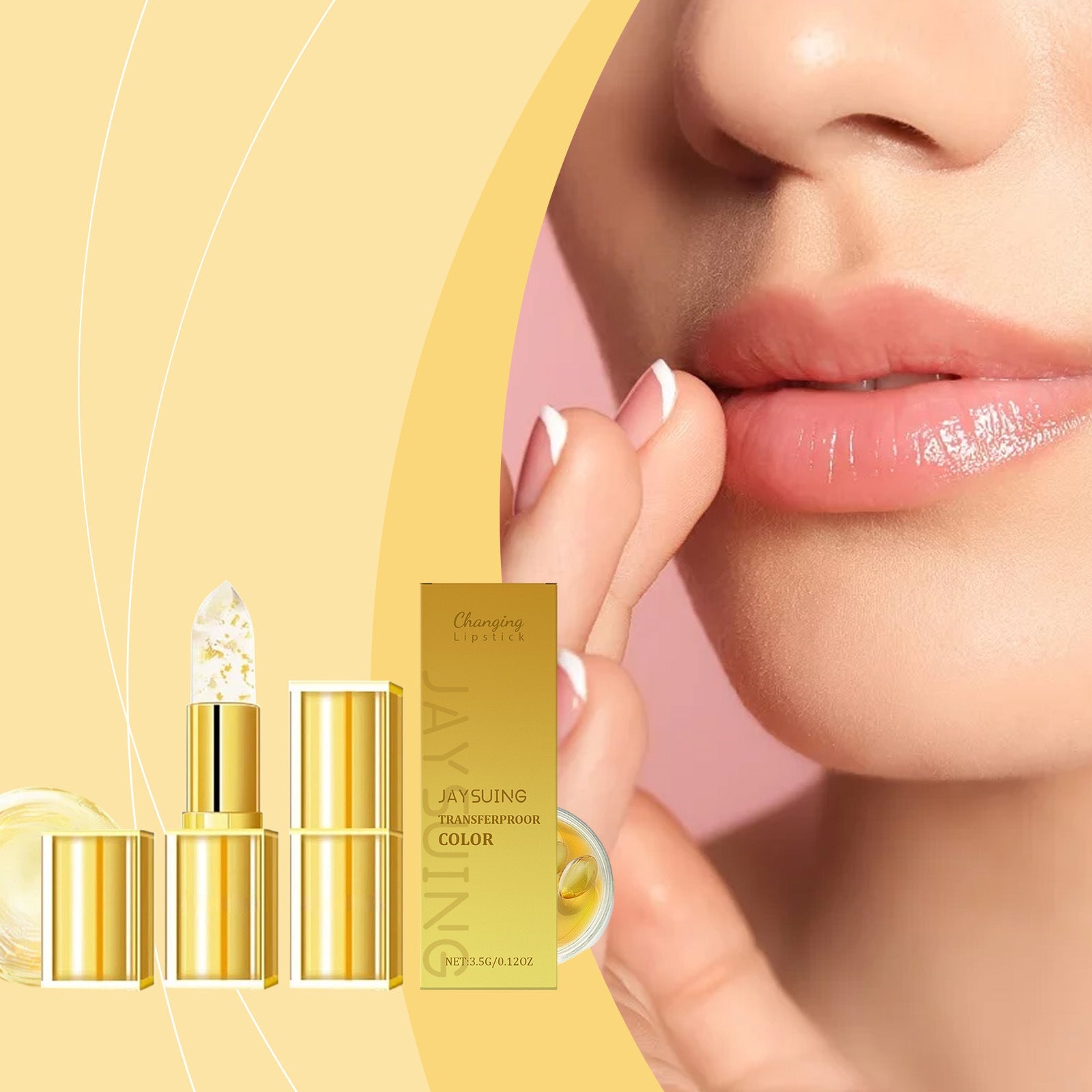 Hydrating Lip Balm with Beeswax Vitamin E Hyaluronic Acid and Gold 3.5g - Teleplus hyaluronic acid hydrating lip balm
