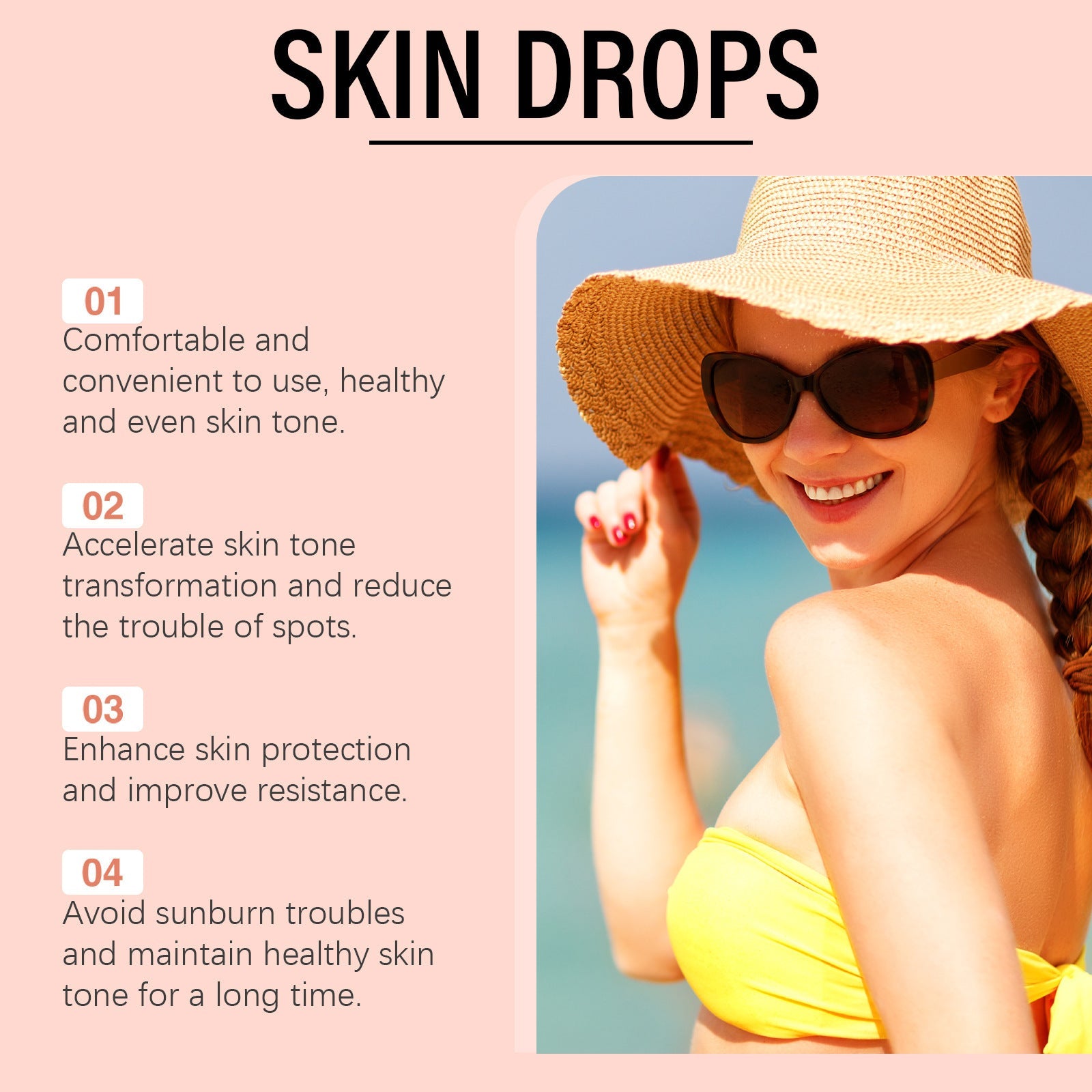 Hydrating Skin Care Water 60ml Body Kit for All Types