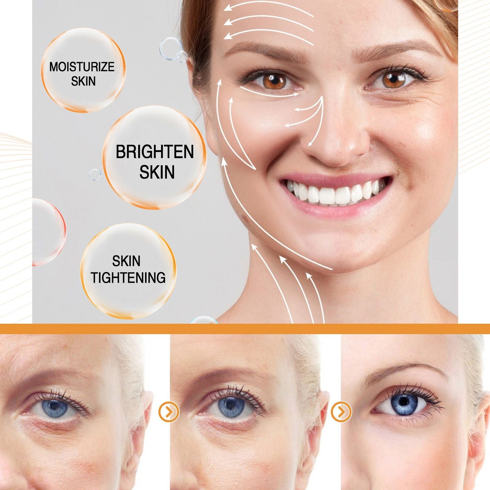 Hydrating Wrinkle Fading and Brightening Facial Essence 30ml for Moisturizing - Teleplus fading wrinkle hydrating