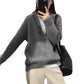 Idle Style Japanese Korean Casual Zipper Cardigan Loose Knitted Sweater - Teleplus idle style
