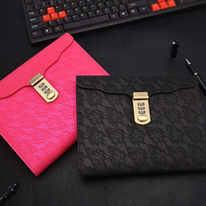 Imitation Leather Cover with Text Paper for US Market CHF Journals - Lock It Up Diary Besties Want to Know Your Secrets