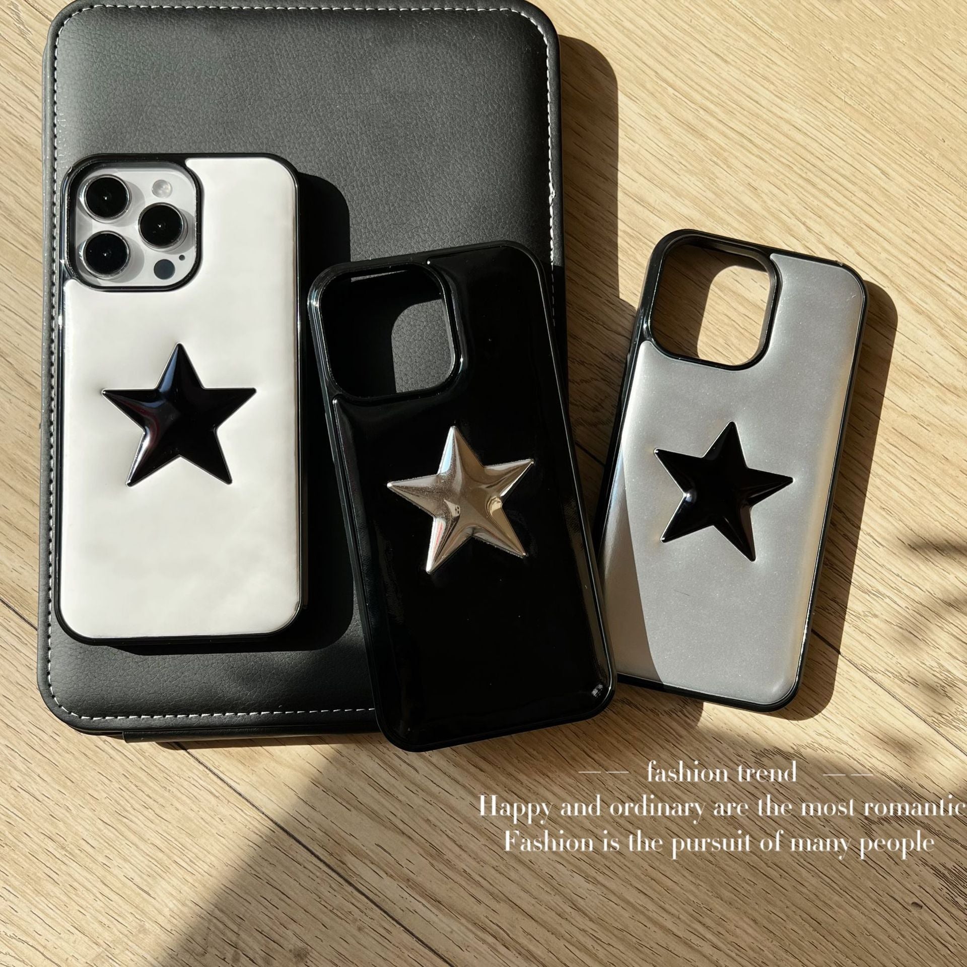 Imitation Leather Three-Dimensional Fashion Brand Phone Case for Apple - Teleplus imitation leather fashion brand phone