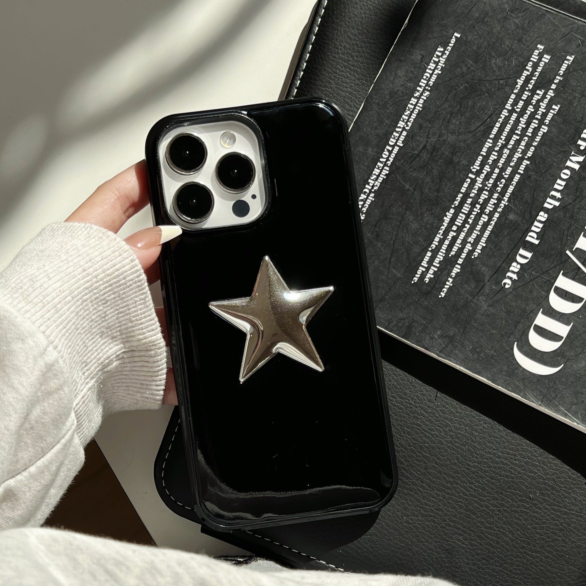 Imitation Leather Three-Dimensional Fashion Brand Phone Case for Apple - Teleplus imitation leather fashion brand phone