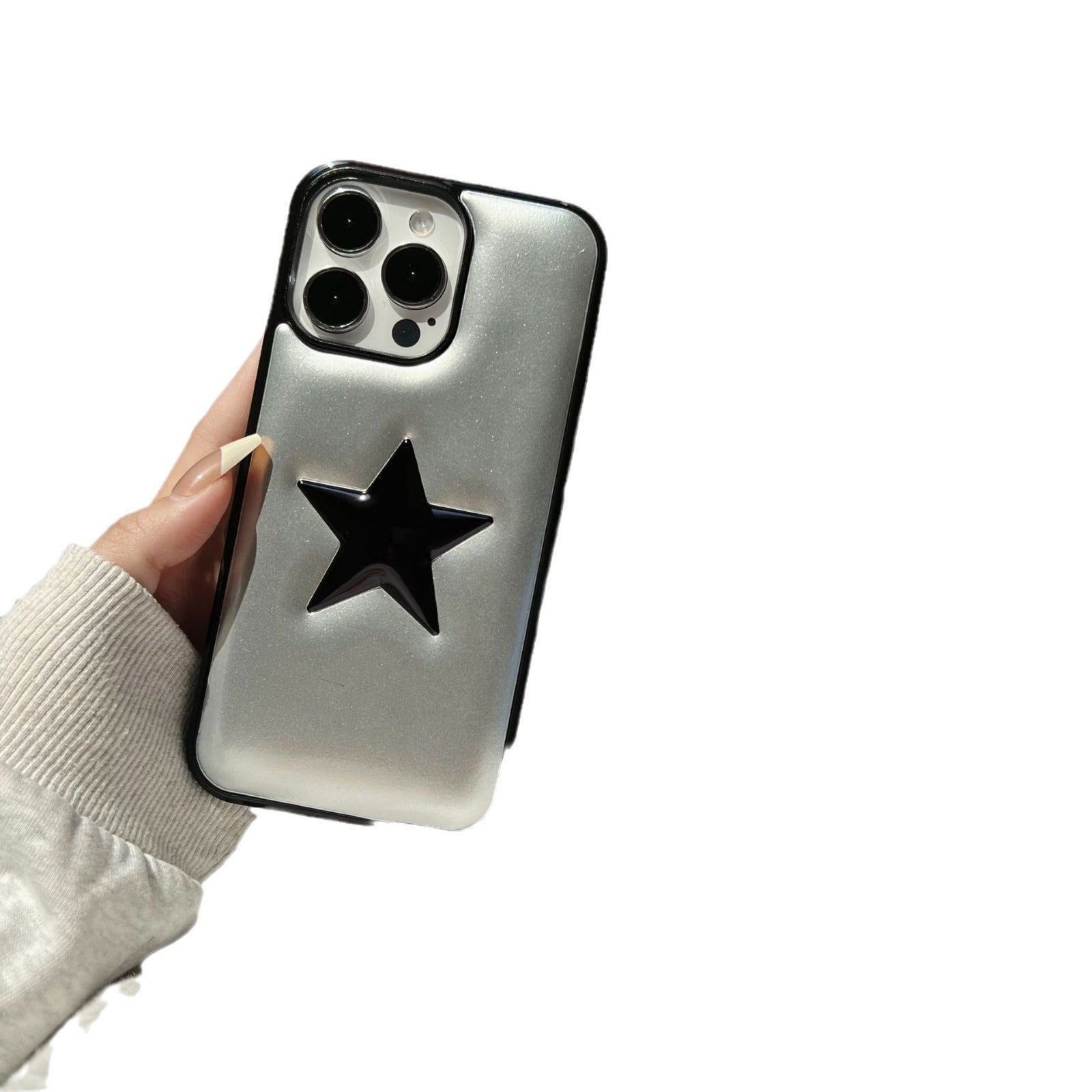 Imitation Leather Three-Dimensional Fashion Brand Phone Case for Apple - Teleplus imitation leather fashion brand phone