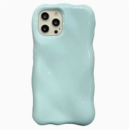 Inclusive 3D Phone Case with Anti-Fall Shockproof Design in Macaron Candy Colors - Teleplus simple macaron candy