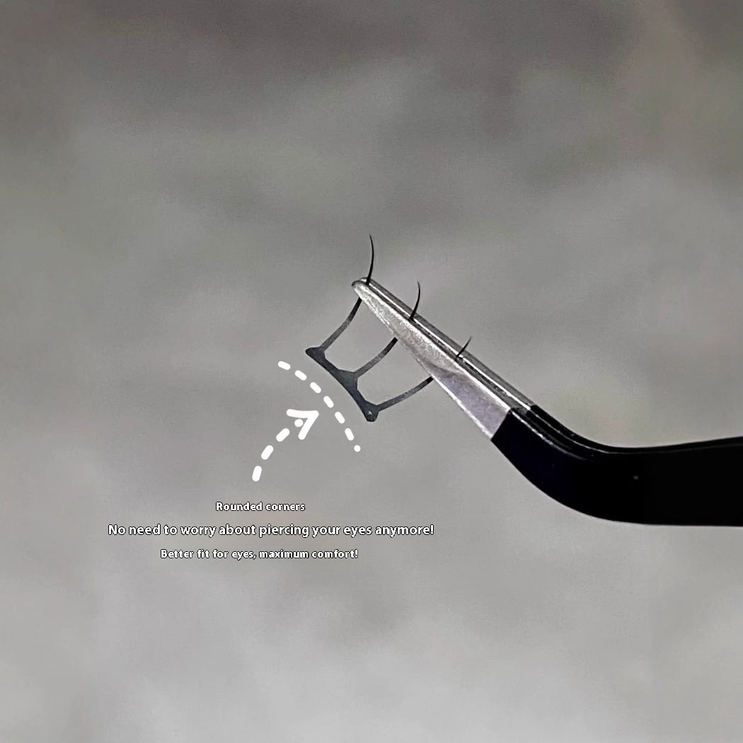 Individual Cluster False Eyelashes Natural Look Artificial Fiber Extensions Set - Teleplus artificial fiber cluster