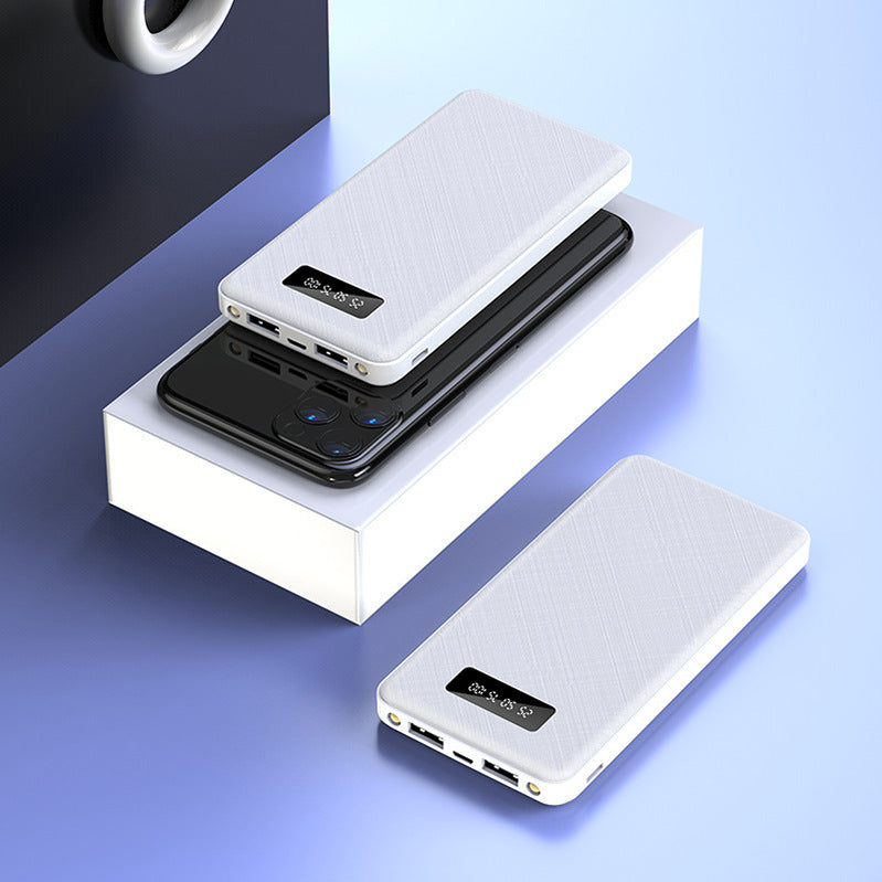 Industrial Style Power Bank with Detachable Light and Fast Charging - Teleplus cable detachable light display power