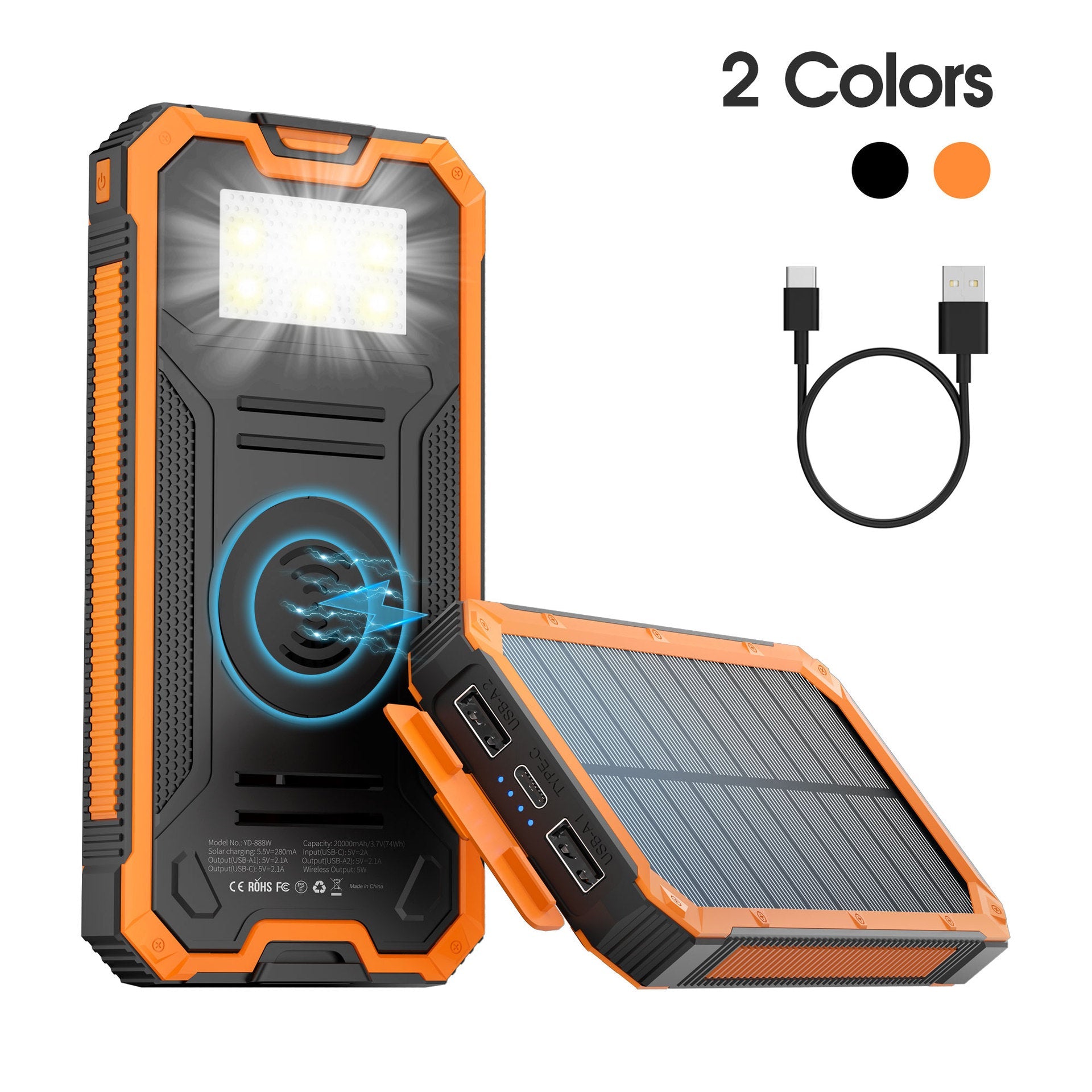Industrial Style Solar Charging Unit with 5V/9V/12V Power Bank - industrial style solar charging 12v power bank unit