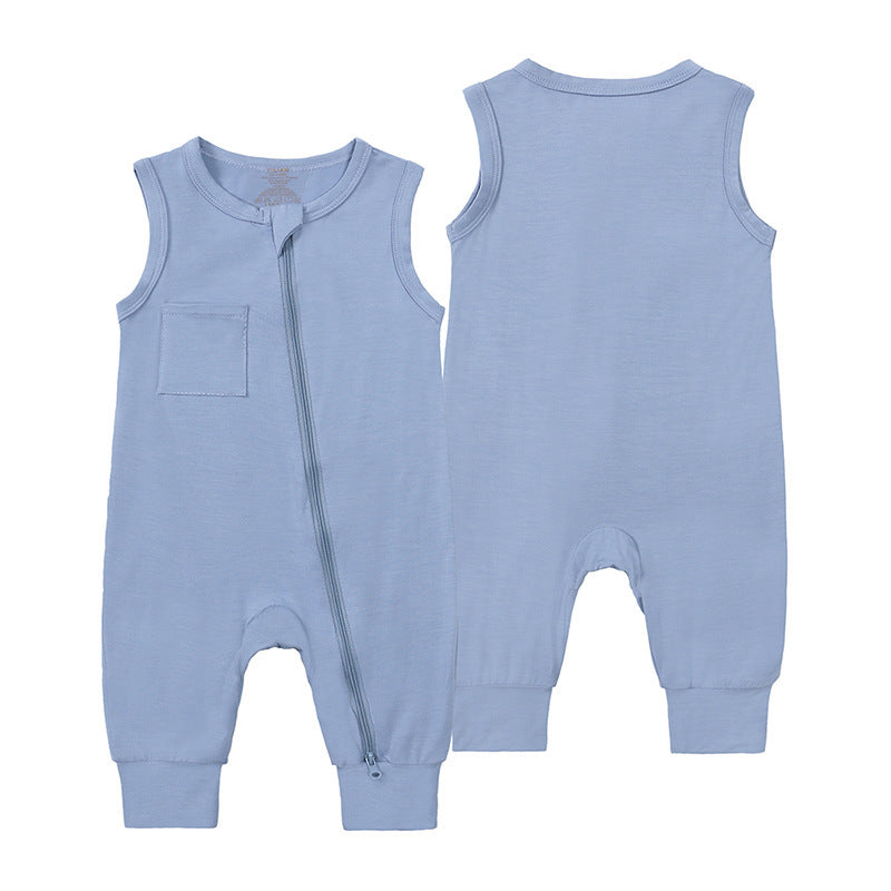 Infant Baby Vest Going Out Rompers - Tiny Adventurer Vests for Stylish Baby Escapades