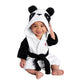Infant Fashion Simple Cartoon Animal Bathrobe Panda Mouse Bunny Soft Plush - infant fashion simple cartoon animal