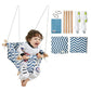 Infant Hanging Chair Child Baby Home Seat Folding Canvas Swing - Swing Your Baby in Style with Our Sturdy Beech Seat