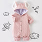 Infant Hooded Romper Outer Wear - Hooded Romper for Tiny Humans Who Love Fashion