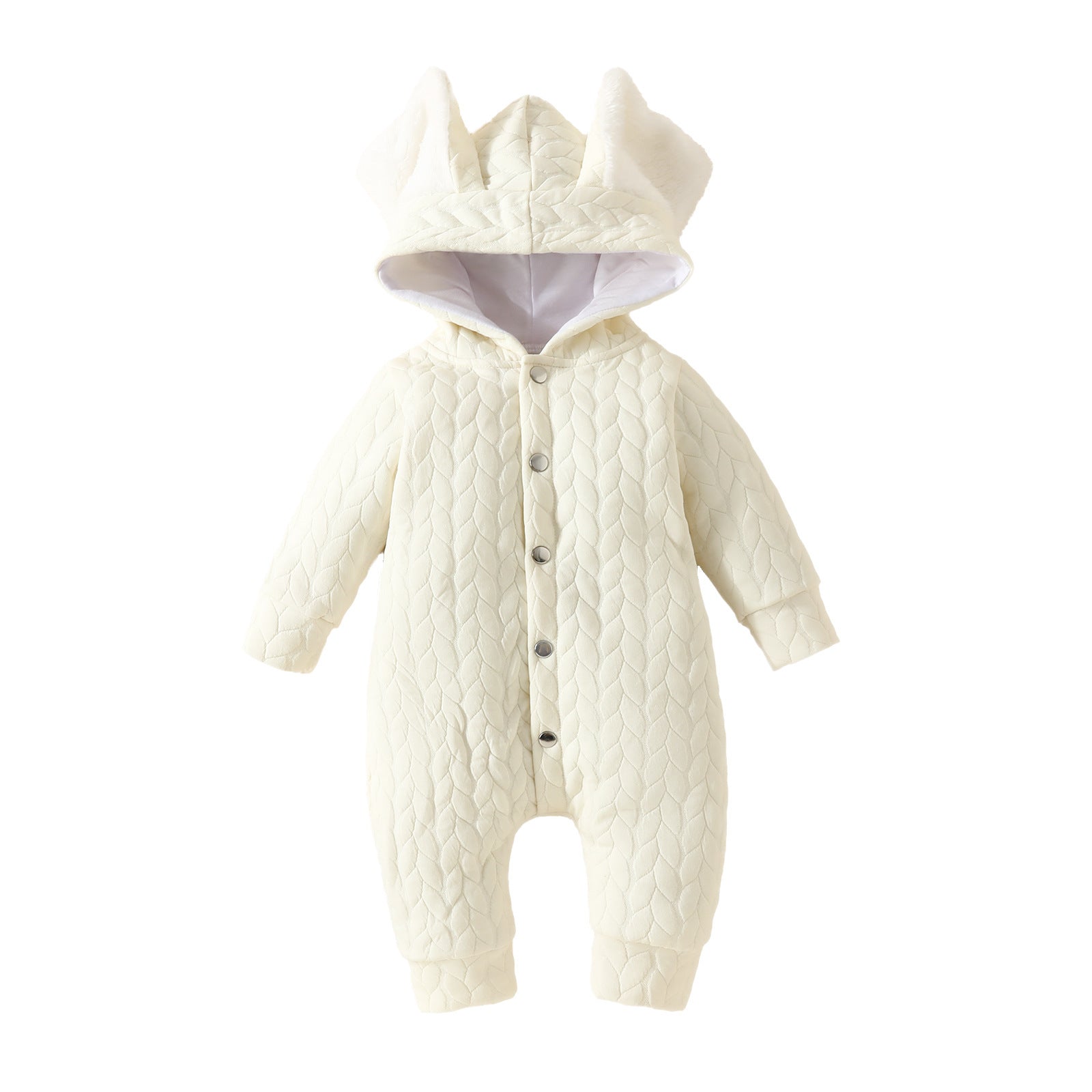 Infant Hooded Romper Outer Wear - Hooded Romper for Tiny Humans Who Love Fashion