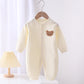 Infant Spring And Autumn Long Sleeve Jumpsuit - Long Sleeve Fun in Striped Bear Jumpsuits Galore