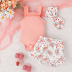 Rainbow Pants Shorts for Girls Cotton Fabric in United States Sizes 70-100cm - Romper Tiny Trendsetters united states