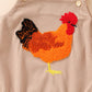 Infant Toddler Streamline Cotton Cock Towel Embroidery Sling Romper - Tiny Tots in Style with Our Silly Sling Romper