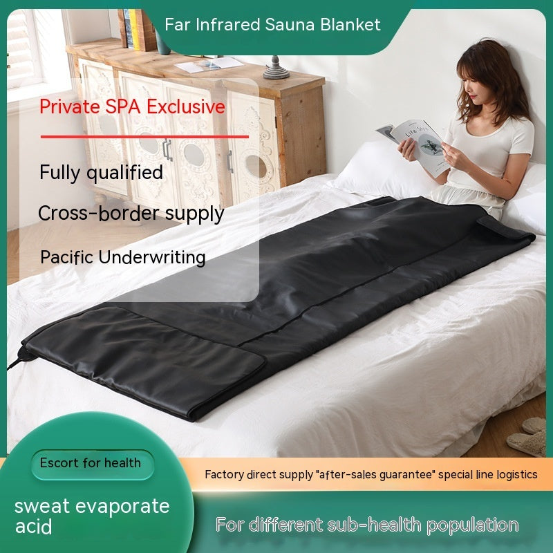 Infrared Dry Steamed Body Sauna Blanket for Home and Salon - infrared dry steamed body sauna blanket
