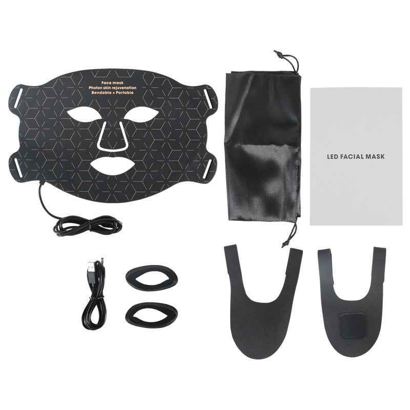 Infrared LED Silicone Mask Instrument for Photon Rejuvenation Large Treatment - Glow Up with the Magic led silicone