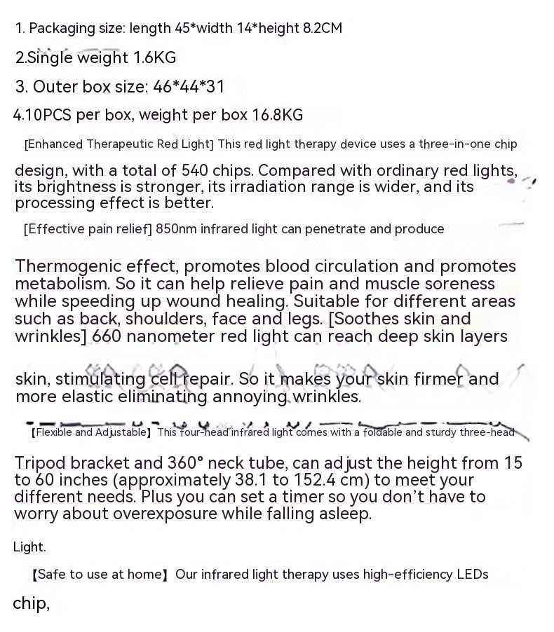 Infrared Physiotherapy Lamp for External Beauty Gating Pulse Red Light - external physiotherapy beauty red light gating