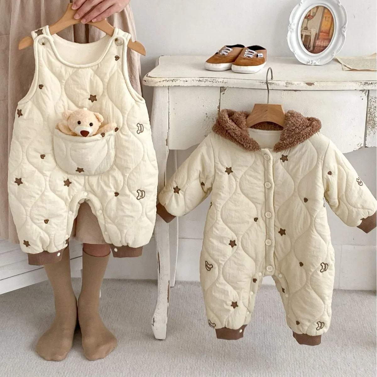 Korean Style Cotton Hooded Sweater for Winter Autumn US Size CHF - Stay Toasty in Ins Baby’s Snuggliness united states