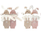 Color Matching Rabbit Romper for Babies in Pink and Apricot US CHF - Bunny Baby’s Adventure united states chf color