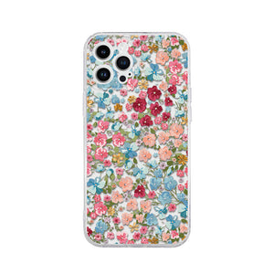 Vintage Floral Clear TPU Phone Case with Daisy Design for United States Buyers - Petal Power Your Finesse united states