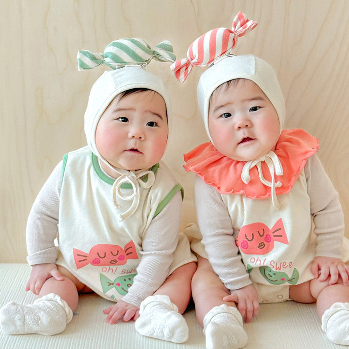 Unisex Candy Rompers for Adults in Green and Pink Suitable the United States - That Are Sweeter Than Baby Giggles