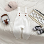 Ins Style Baby Autumn Clothing Knitted Bib Jumpsuit - Knitted Bib Jumpsuit for Tiny Fashion Icons