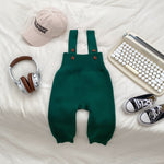 Ins Style Baby Autumn Clothing Knitted Bib Jumpsuit - Knitted Bib Jumpsuit for Tiny Fashion Icons