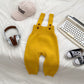 Ins Style Baby Autumn Clothing Knitted Bib Jumpsuit - Knitted Bib Jumpsuit for Tiny Fashion Icons