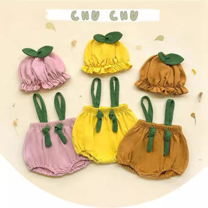 United States Enlargeable Solid Color Pants for Kids with Belts and Hairbands - Enlarged Tiny Tots in Three Colors