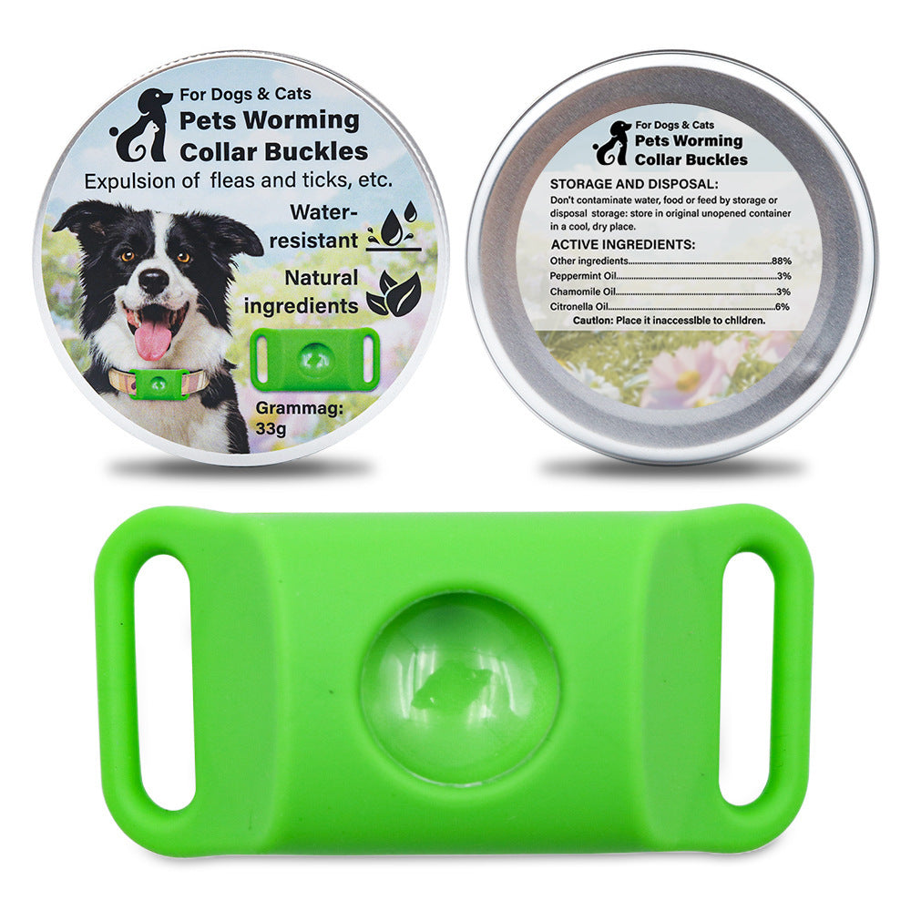Insect Repellent Buckle for Dogs and Cats Flea Tick Control Collar - Teleplus insect repellent buckle cat