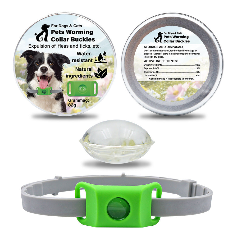 Insect Repellent Buckle for Dogs and Cats Flea Tick Control Collar - Teleplus insect repellent buckle cat