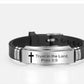 Inspirational Language Simple Family Friendship Bracelet - Inspirational Friendship Bracelets in Silver and Black Style