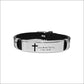 Inspirational Language Simple Family Friendship Bracelet - Inspirational Friendship Bracelets in Silver and Black Style