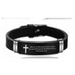 Inspirational Language Simple Family Friendship Bracelet - Inspirational Friendship Bracelets in Silver and Black Style